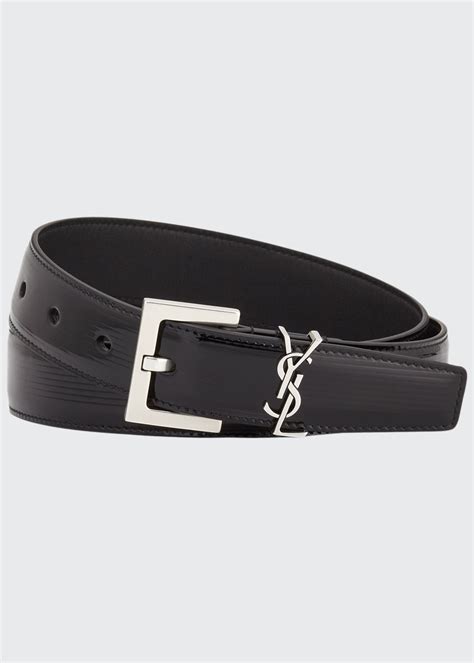 ysl cintura uomo|Saint Laurent YSL Cintura Leather Belt .